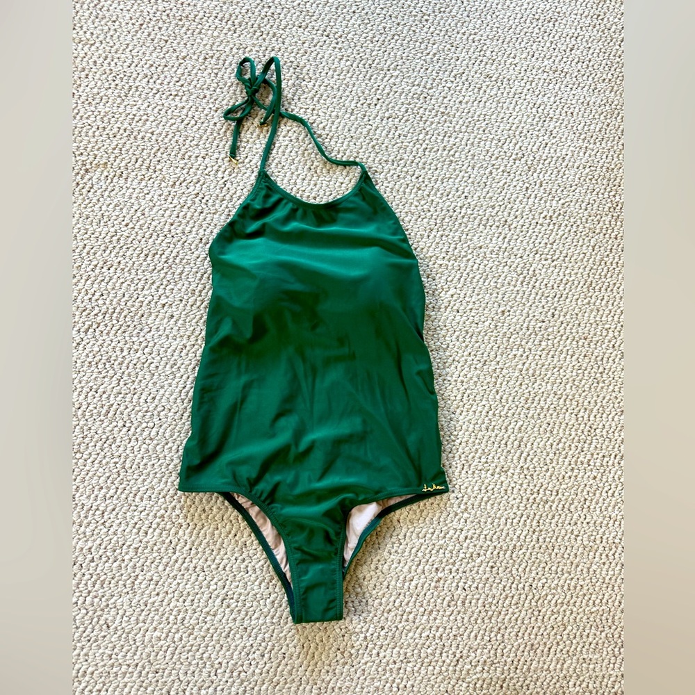 Lua Morena green one piece swimsuit bnwt